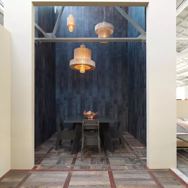 Burnt Wood Wallpaper by Maarten Baas and Piet Hein Eek for NLXL