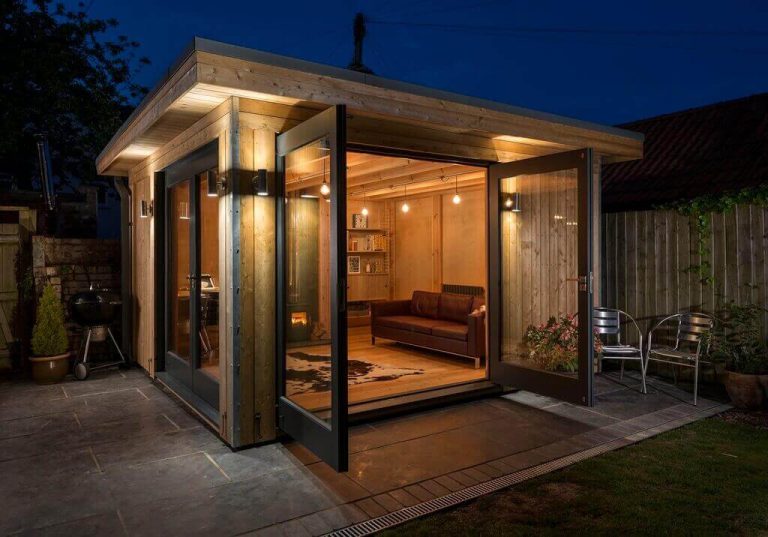 Exterior lighting to give your garden studio the wow factor