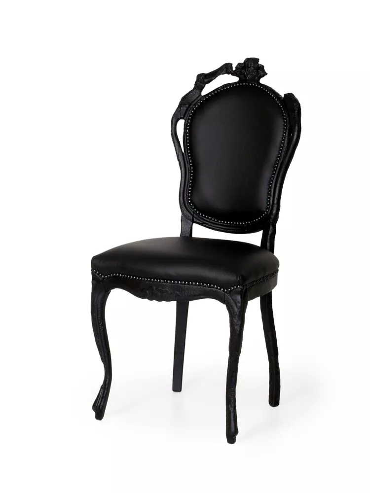 Moooi, Smoke series, charred armchair - by Maarten van Houten